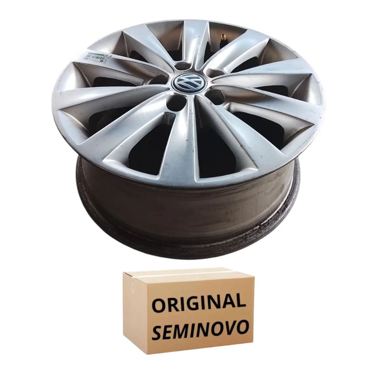 Roda Avulsa Volkswagen Space Fox Aro 15 2009 2012 Prata