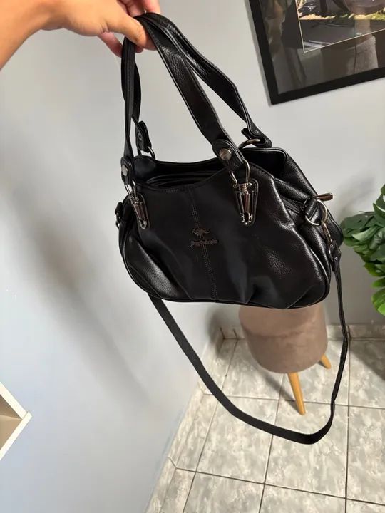 Bolsa de Ombro Preta - Foto 2