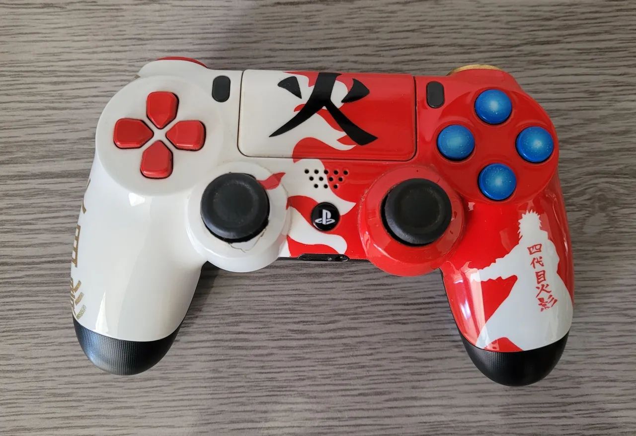 Controle PS4 - DualShock 4 Personalizado: Naruto (Minato Namikaze) - Foto 6