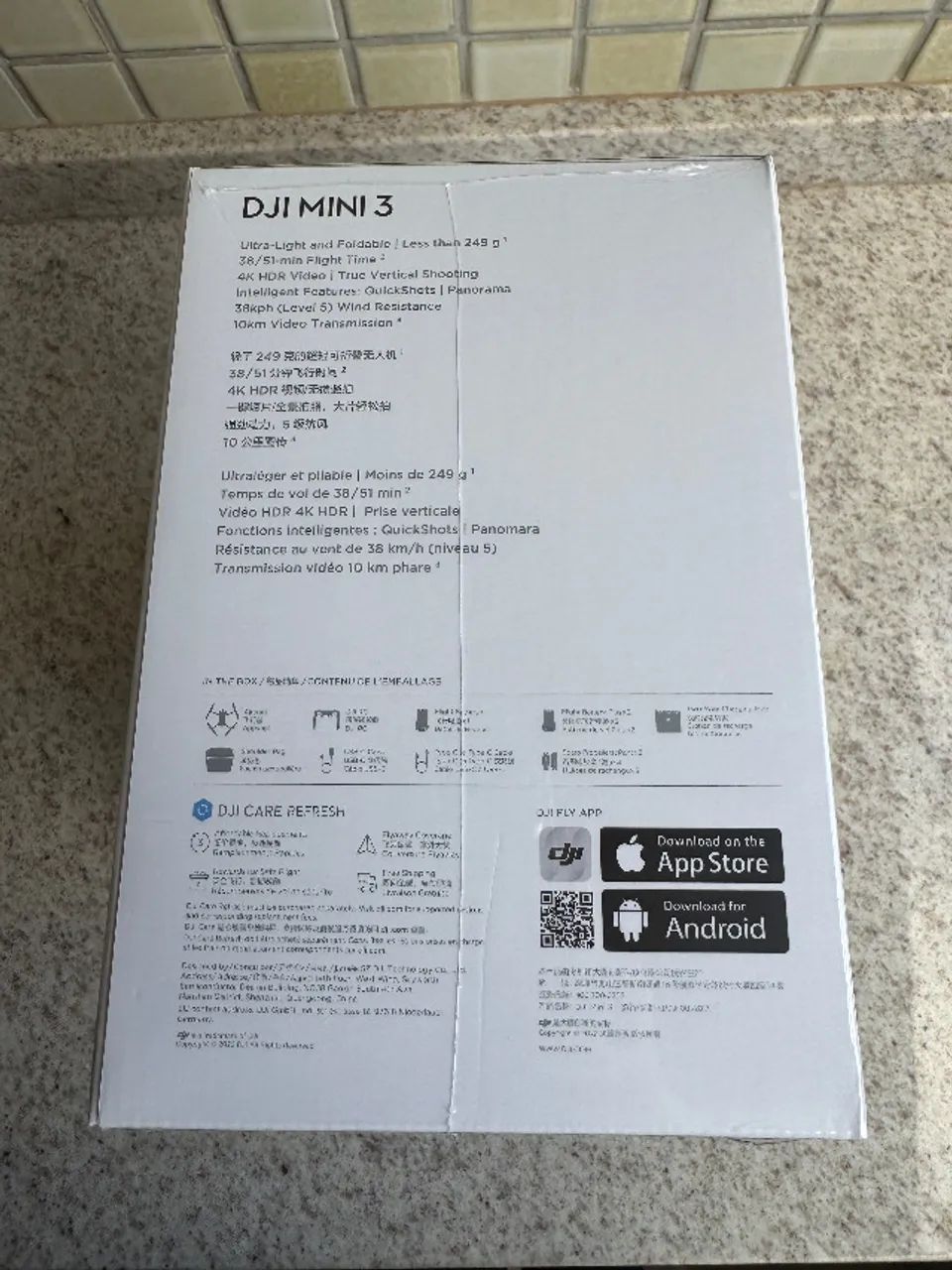 Drone DJI Mini 3 Fly More Combo Plus Novo Lacrado com 3 Baterias Plus, Controle com Tela e - Foto 4