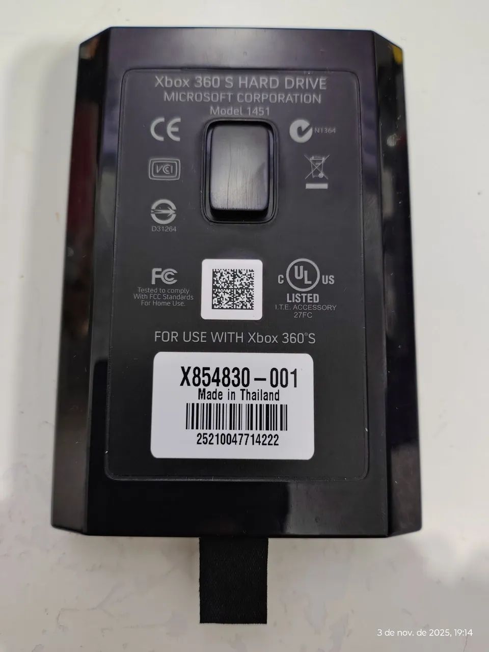 HD Original Xbox 360 de 250 GB