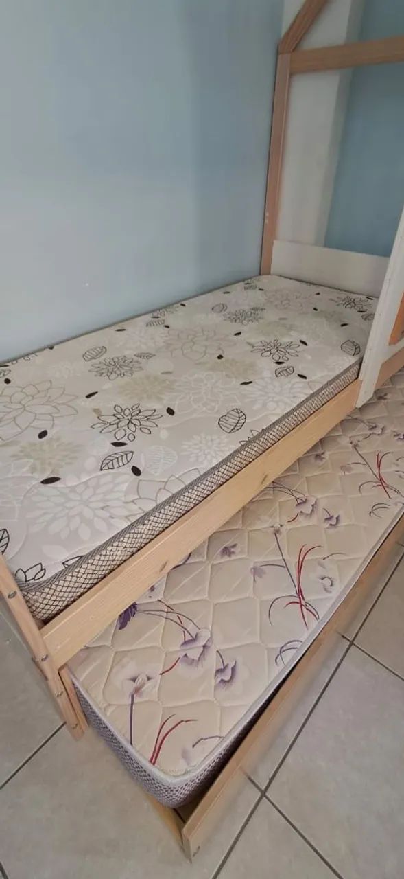 Cama casinha com cama auxiliar64673481670147124