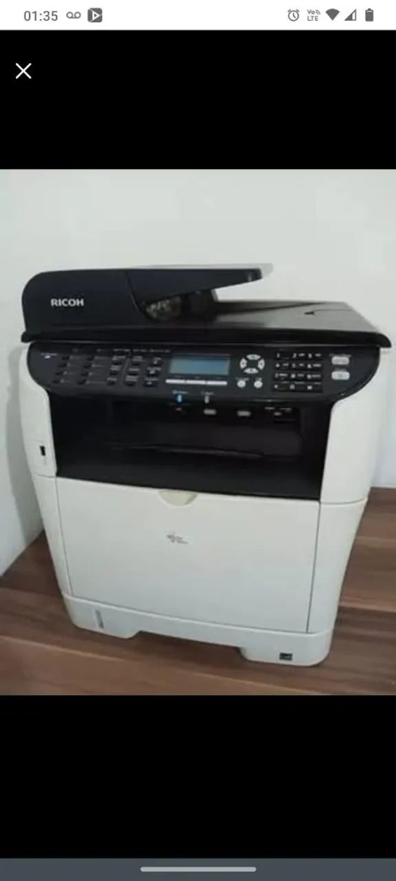 Impressora Multifuncional Ricoh 3510SF mono funcionando perfeitamente 64842044487298120