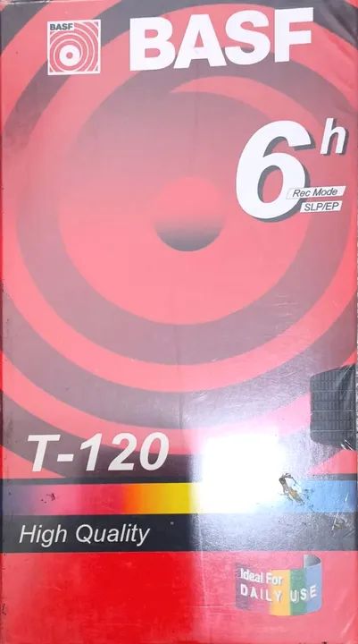 Fita virgem VHS BASF 