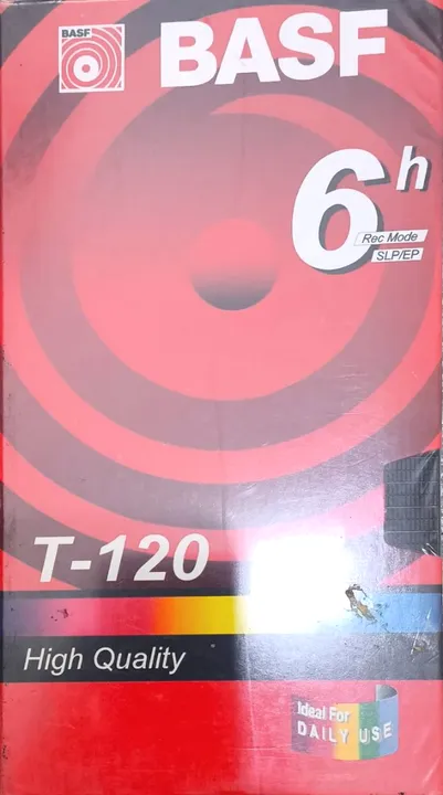 Fita virgem VHS BASF