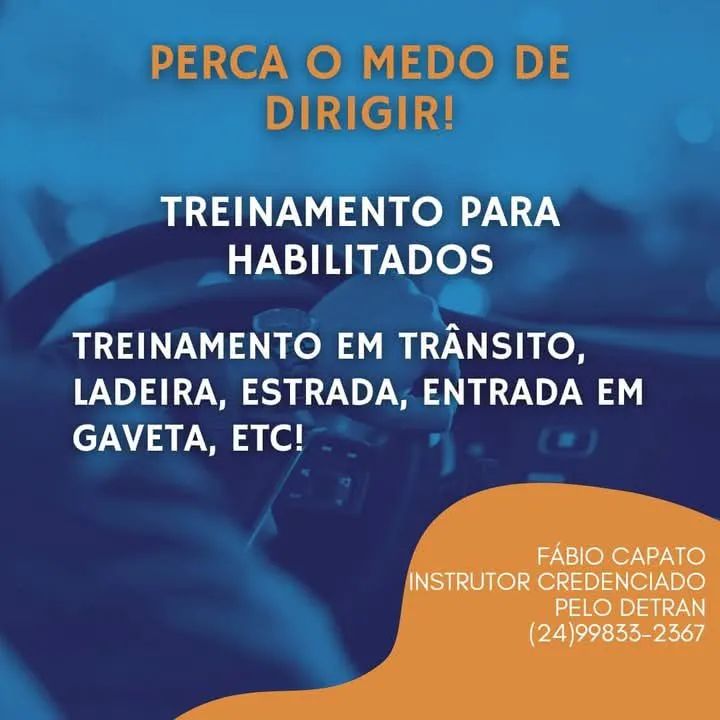 (Treinamento para Habilitados) Fabio Cappato auto escola topgear Barra do Pirai  - Foto 2