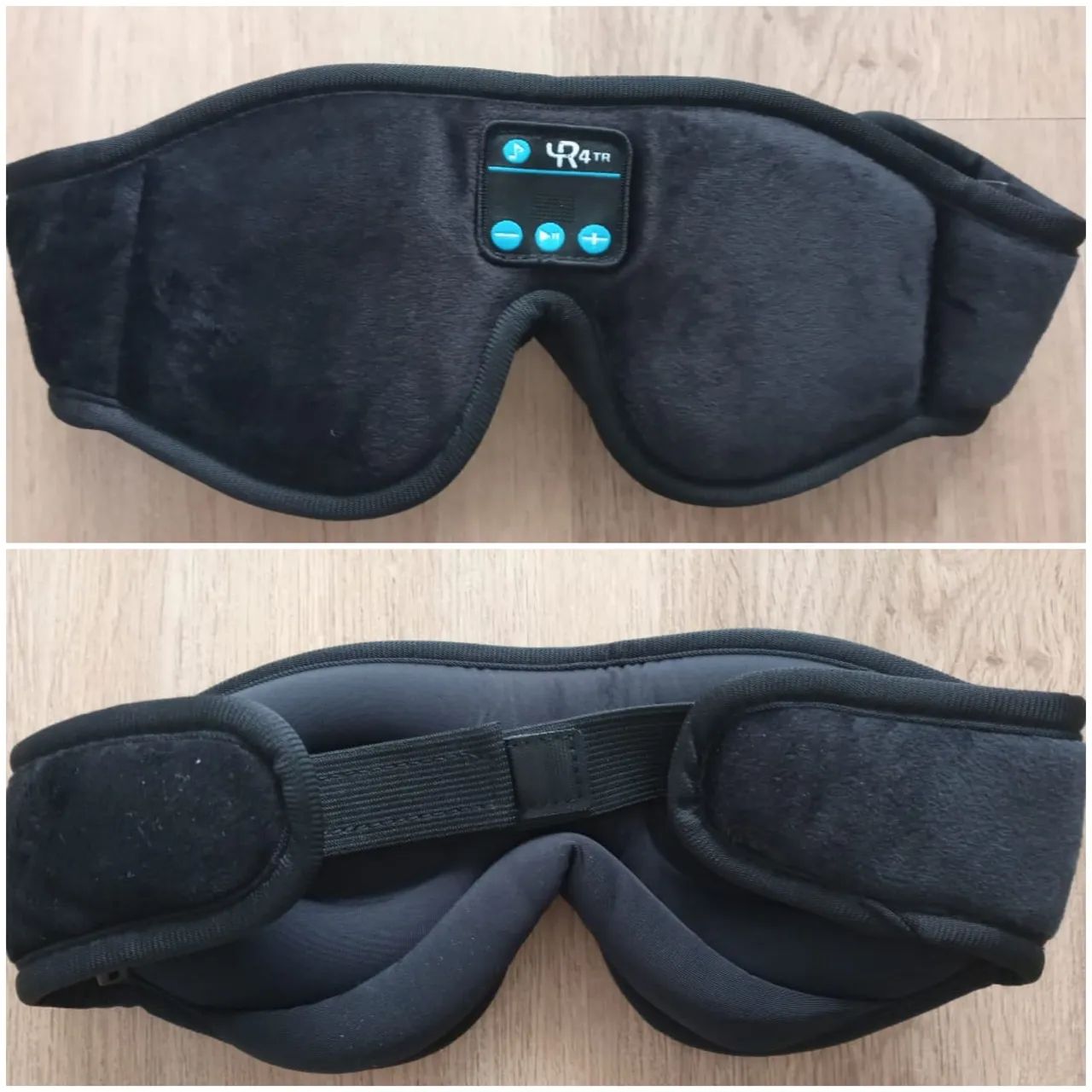 Máscara de Sono com Bluetooth e Alívio de Pressão