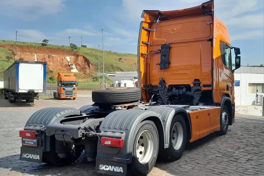 SCANIA R450 A6X2 2022/2023 - SAIA LATERAL, DEFLETORES, PNEUS NOVOS IMPORTADOS, ADAS - Foto 6