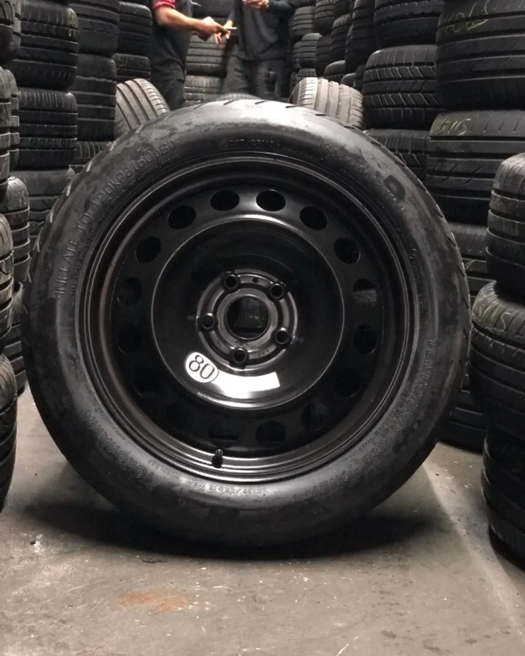 Estepe Corolla Cross Original Aro 17 T155/70 D17 - Roda de Emergência Compacta