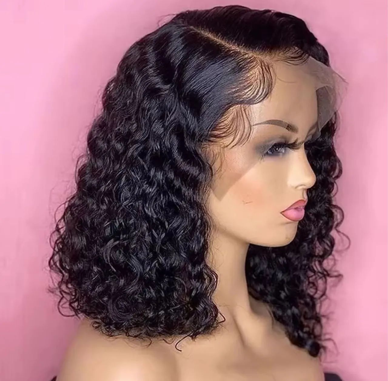 Lace front Cabelo Humano Long Bob