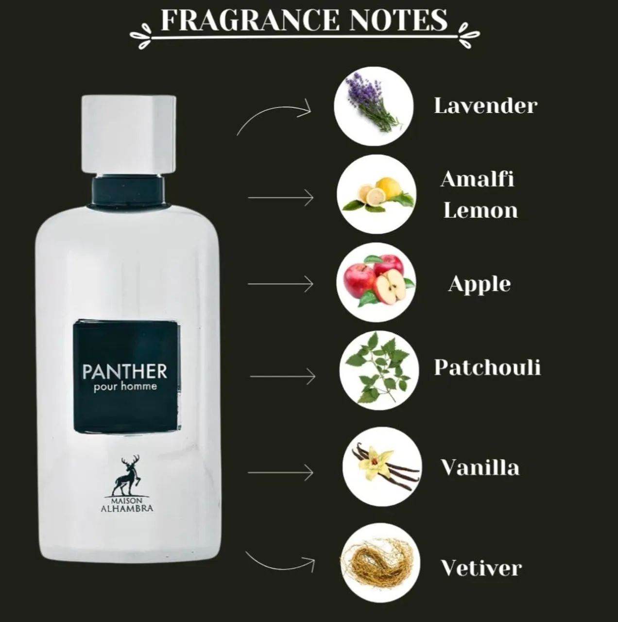 Perfume Panther Pour Homme Maison Alhambra - Foto 3