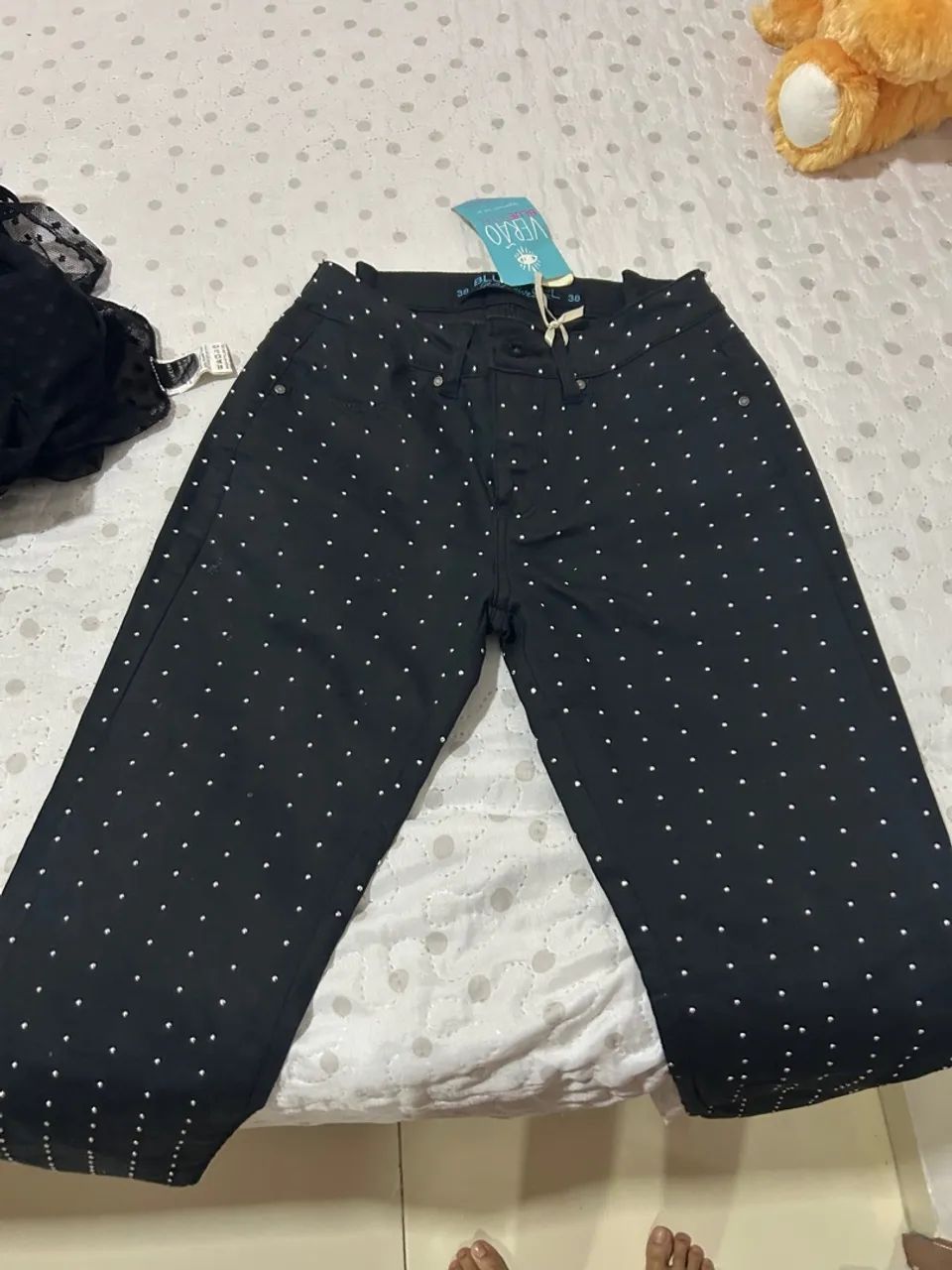 CALÇA STRASS SKIN NOVA 