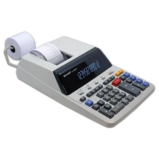 Calculadora de bobina Sharp EL 2630 PIII (Somente 680,00) - Foto 2