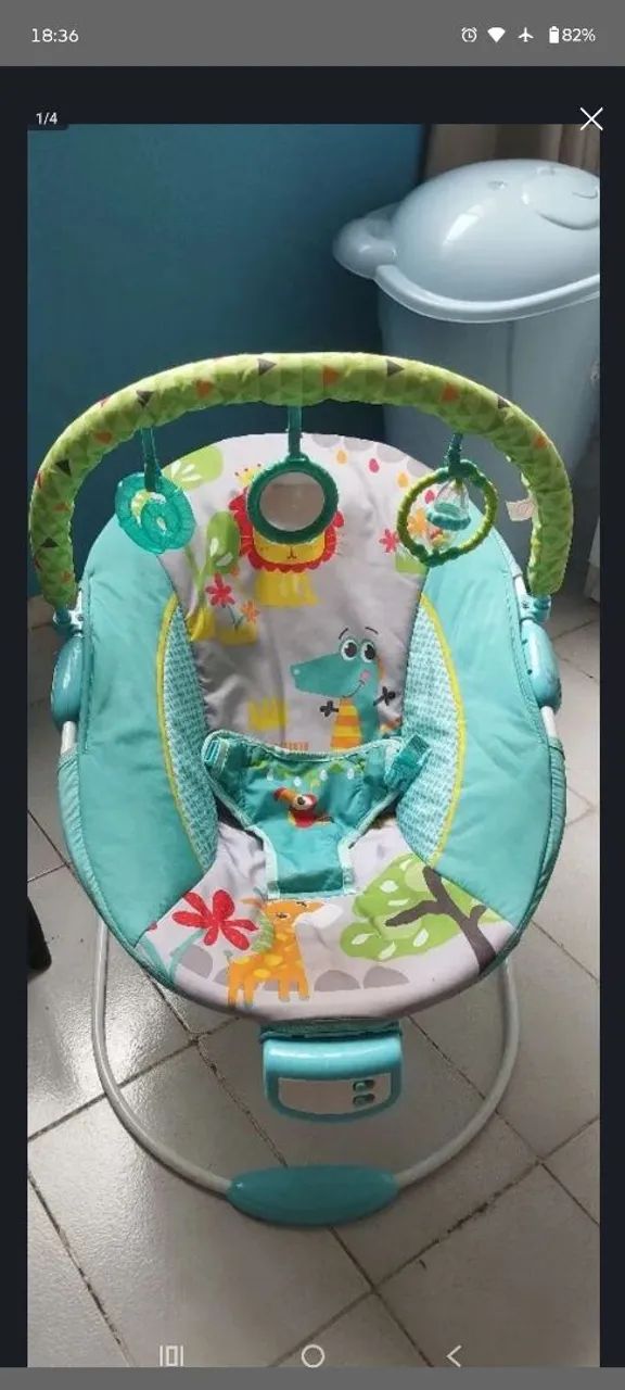 Cadeira de massagem para bebê 