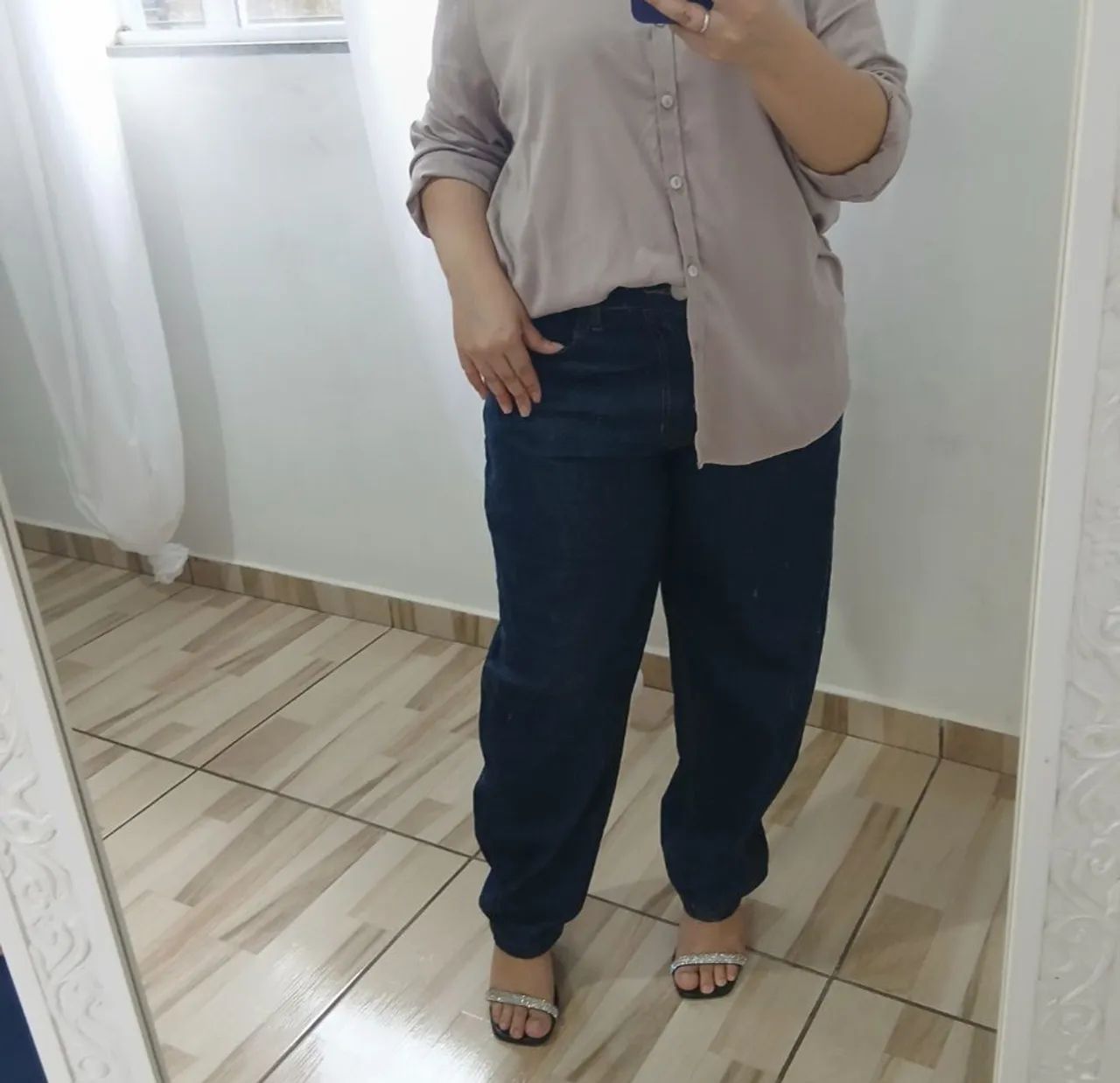 Calça jeans ballon