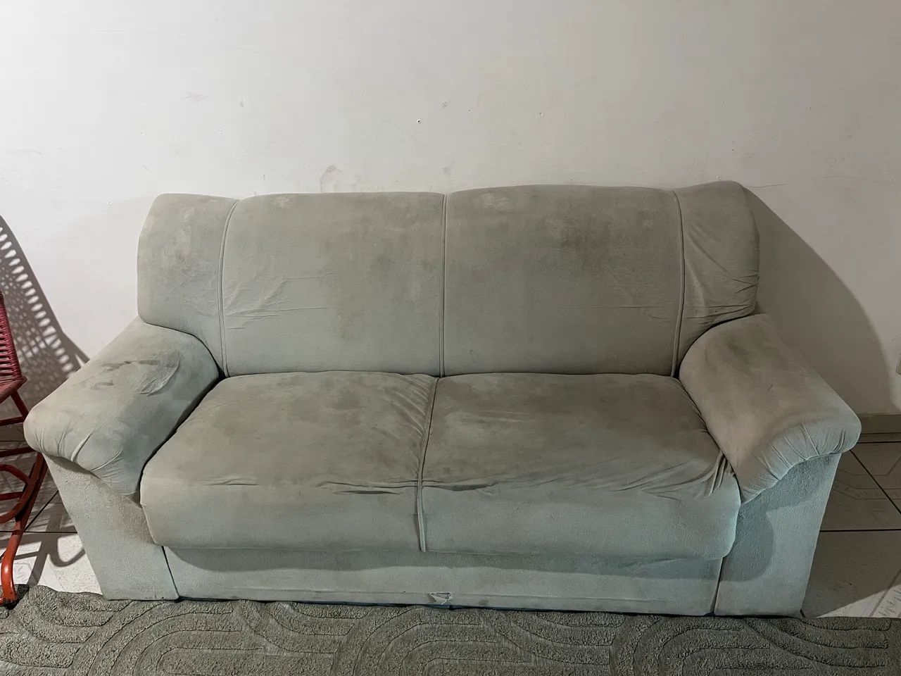 Sofá 2 lugares 200 reais  - Foto 2