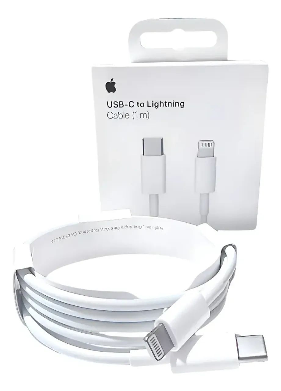 Cabo De Carregamento Iphone Apple Usb-c Lightning Branco
