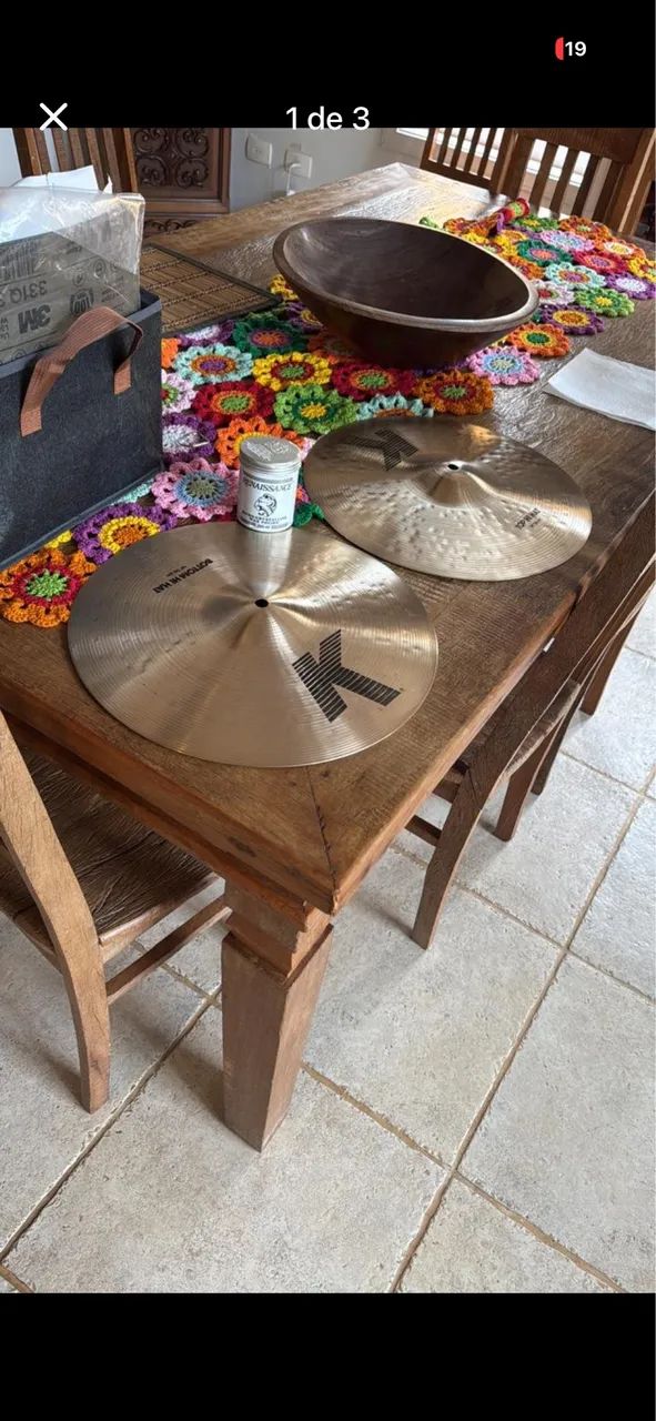 Zildjian k Tradicional hi hat 14 ano 1999 - Instrumentos musicais