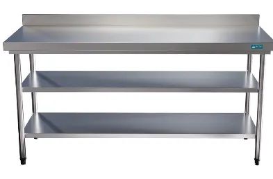 Mesa Bancada Em Aço Inox com Prateleira - Foto 3