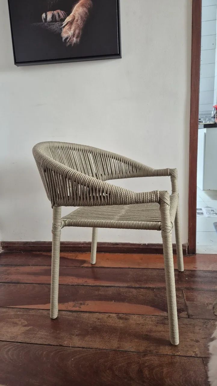 Cadeira em corda náutica prêmio  - Foto 4