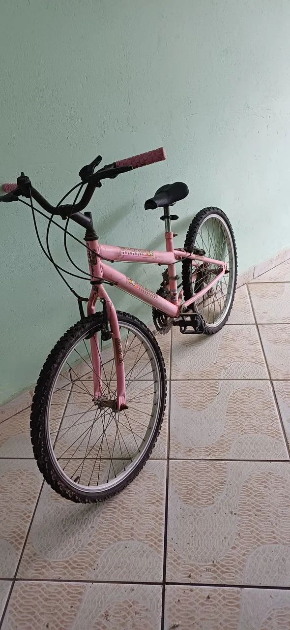 Bicicleta Rosa Aro 24 - Foto 4