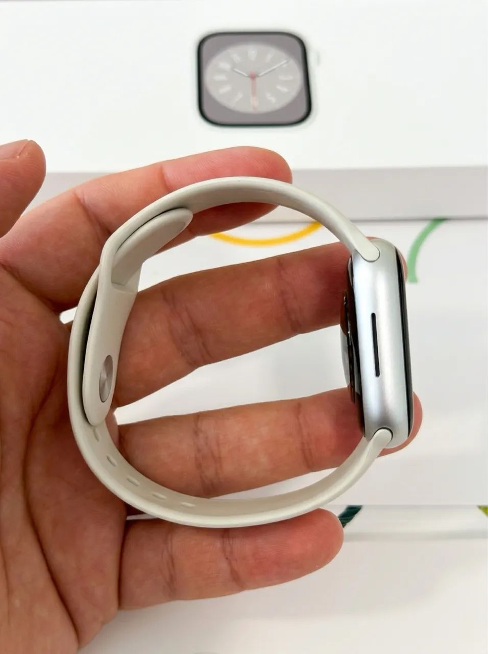 Apple Watch Series 8 GPS 41mm Prateado | Impecável - Foto 5