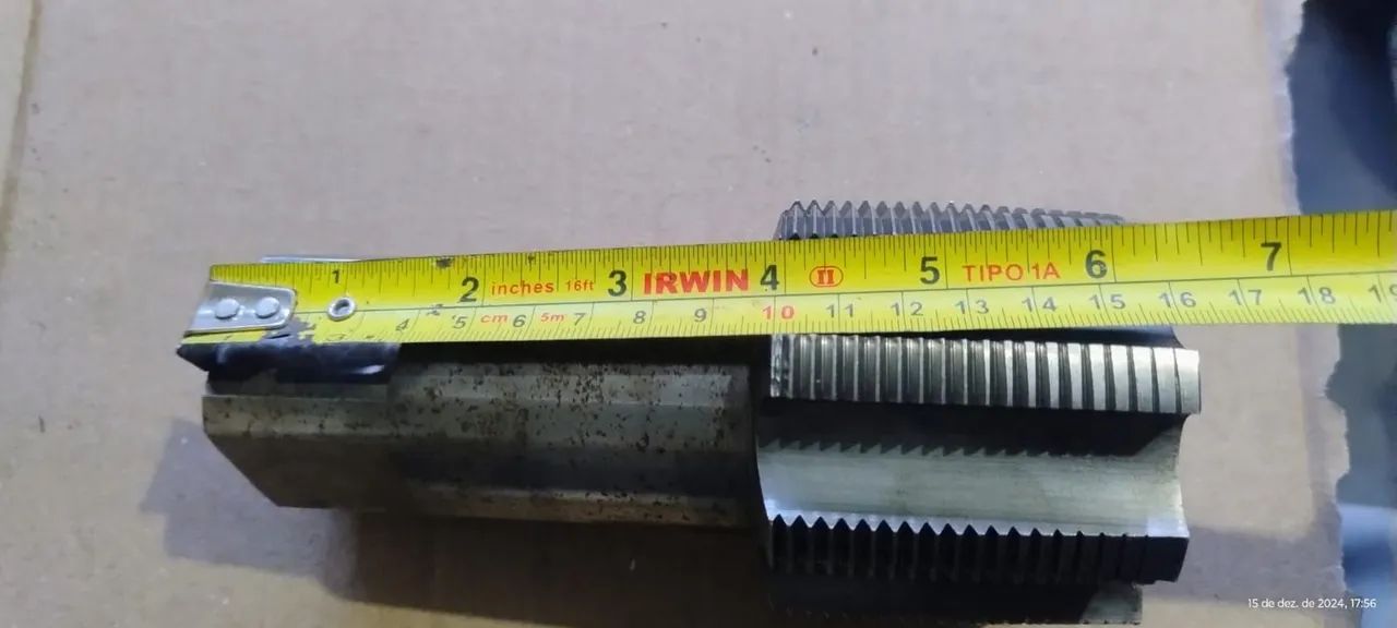 Macho manual industrial - 3 polegadas - 3,177 KG - kit 3 unidades  - Foto 5