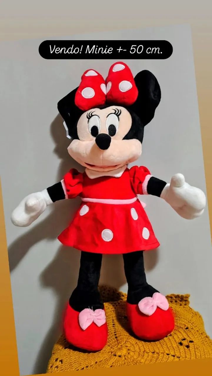 Vendo pelúcia Minie 45 cm nova - Foto 3