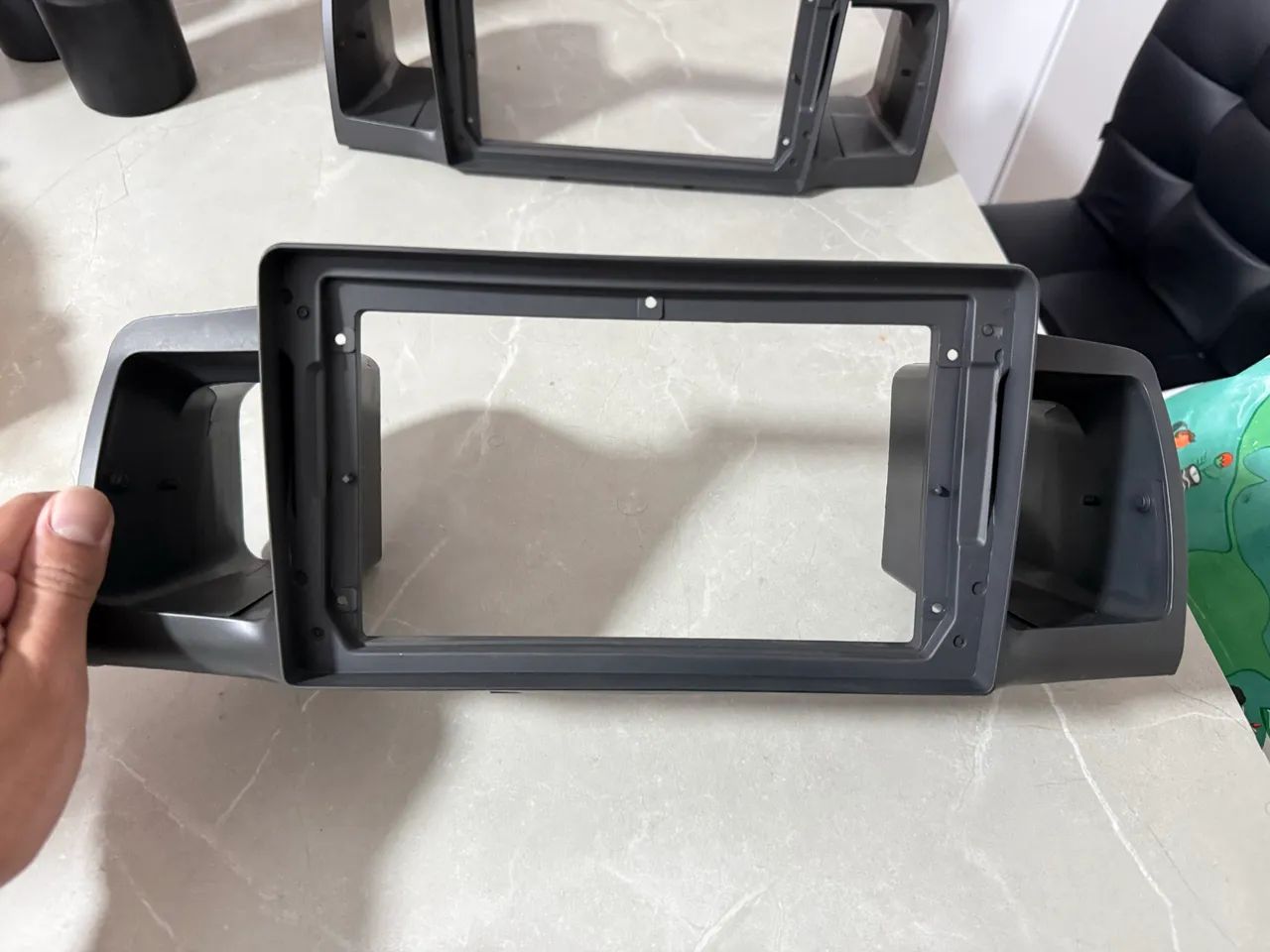 Moldura painel 9 polegadas Toyota Corolla 2002-2008 - Foto 2
