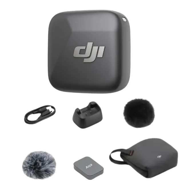 Microfone de Lapela Dji Mic Mini 1tx Transmissor Clip On Bluetooth Sem Fio - Foto 3