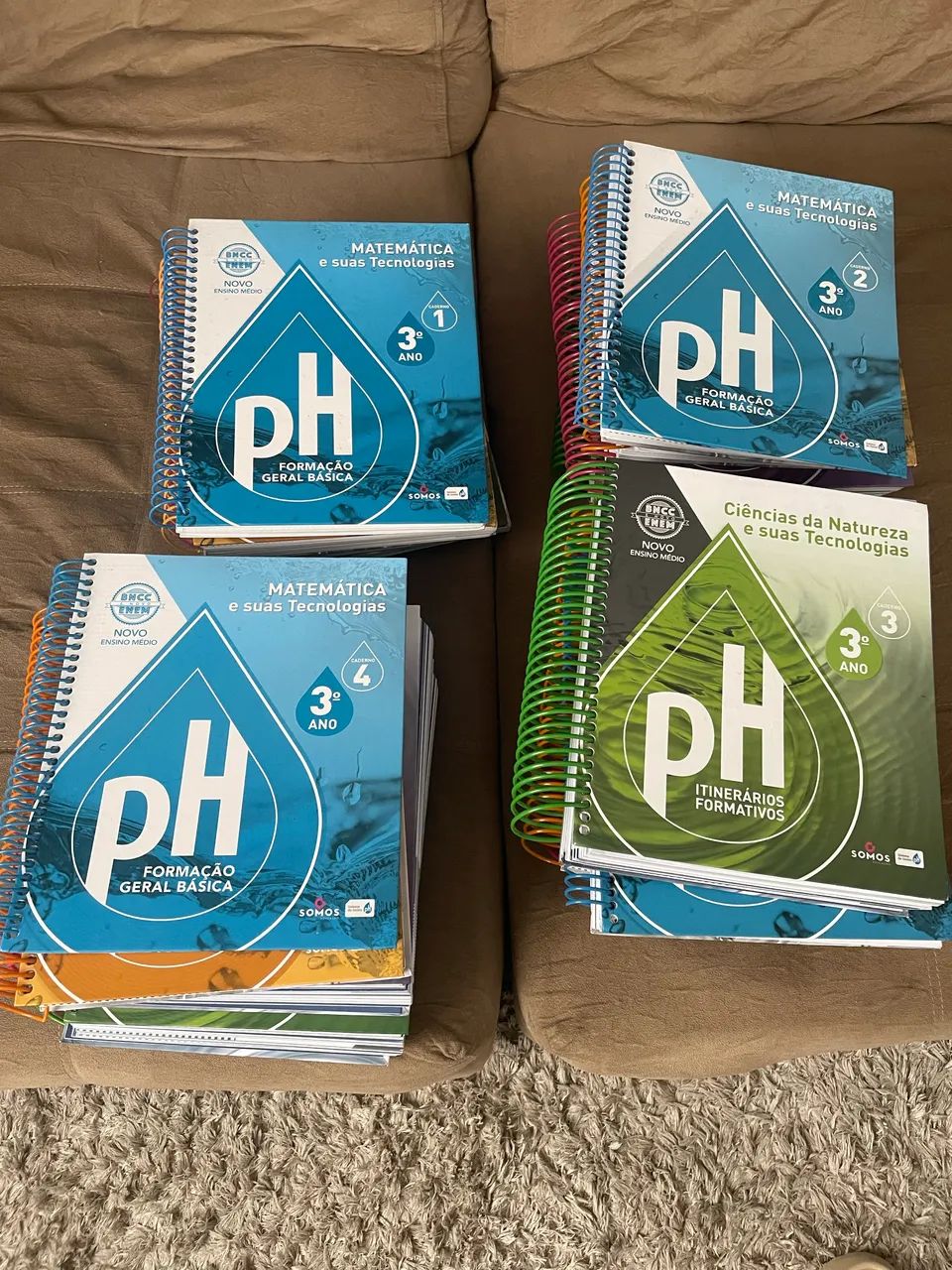 Livros terceiro ano ensino médio sistema de ensino PH 65580479440899121