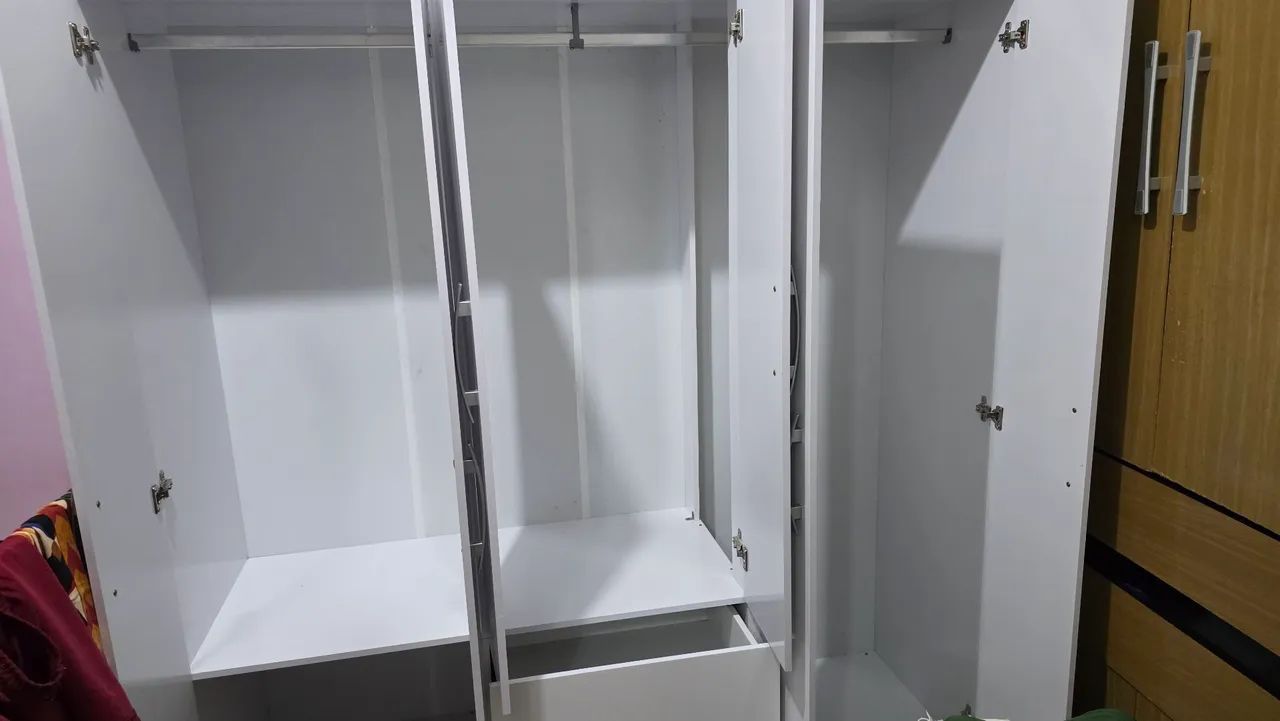 Guarda-roupa solteiro branco - Foto 2