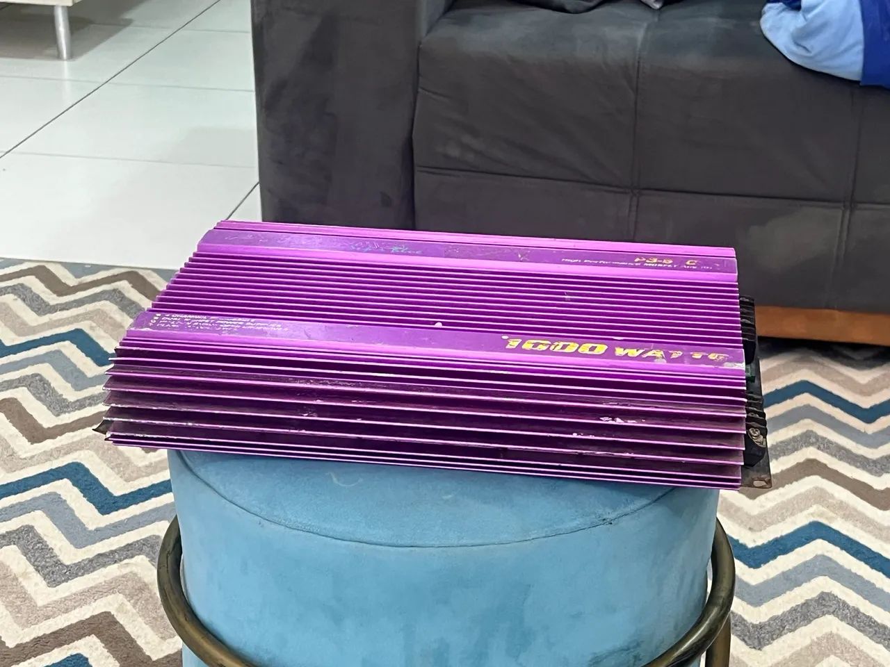 Módulo Amplificador Roadstar 1000W - Roxo - Foto 4