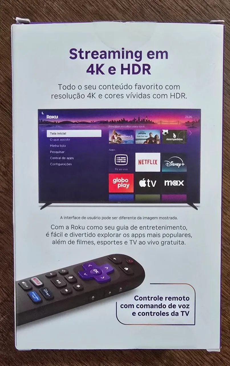Roku Streaming Stick+, 4K, HDR10 e Dolby Atmos - Foto 2