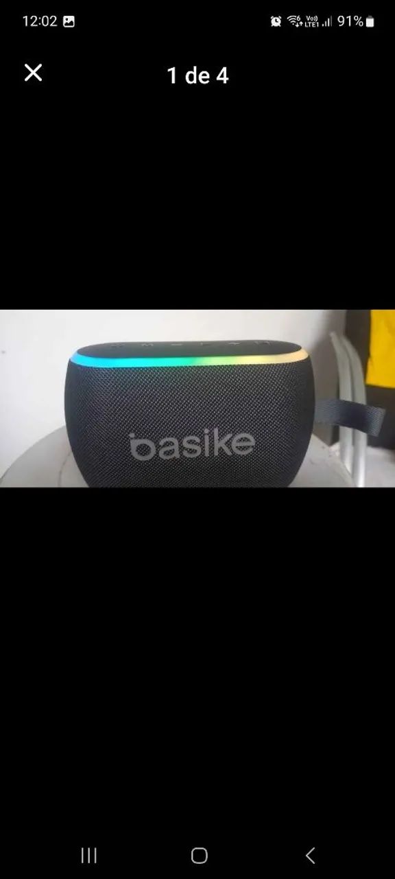 Caixa de som Bluetooth portátil 40w potência nova basik - Foto 2