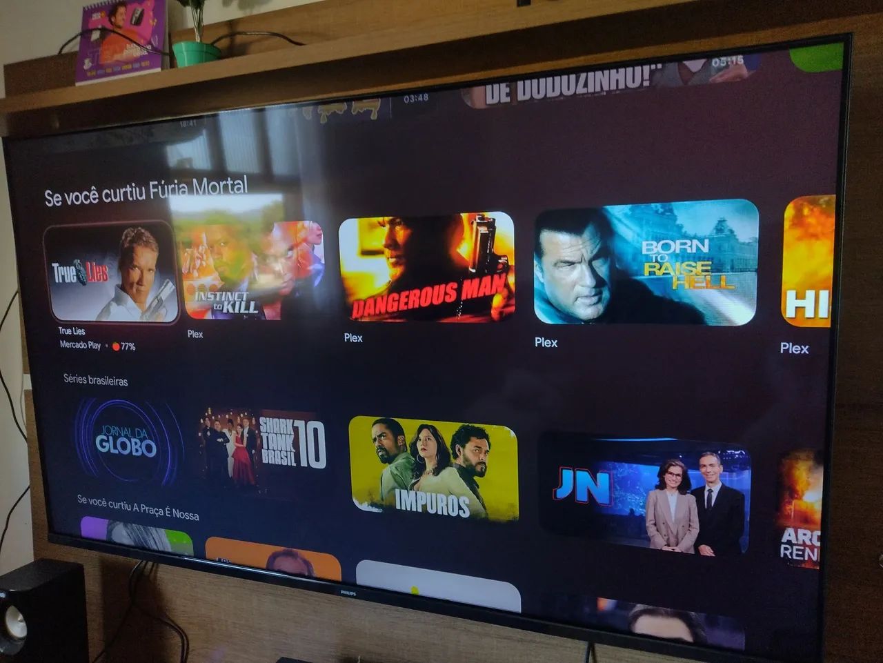 Vendo uma tv Philips 4K comando de voz 7 meses de uso e Bluetooth - Foto 2
