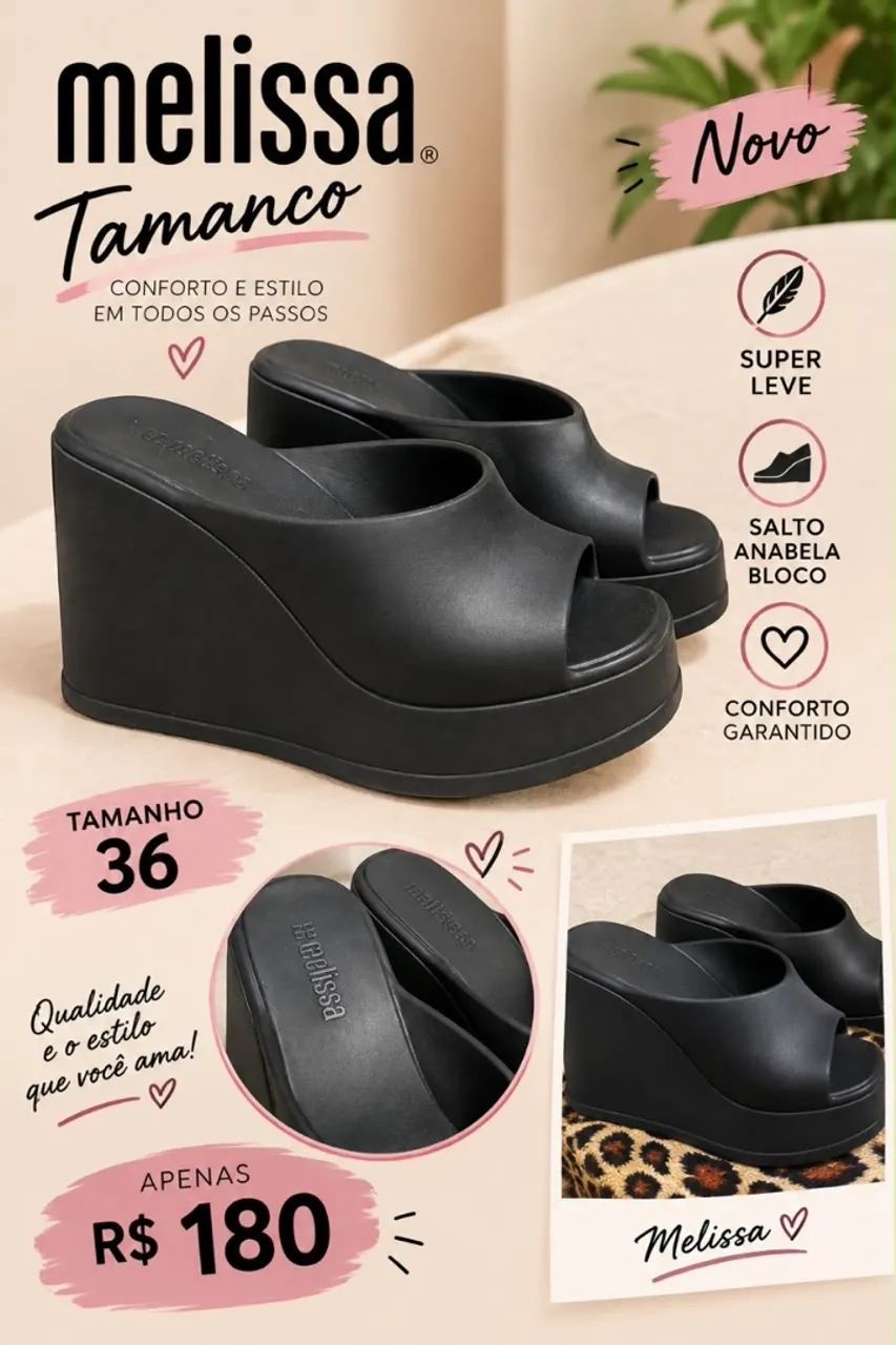 Tamanco Melissa