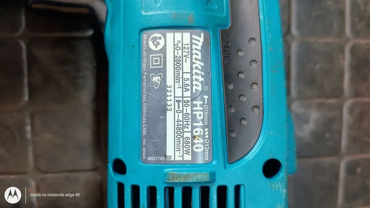 Furadeira Makita HP1640 - Foto 2