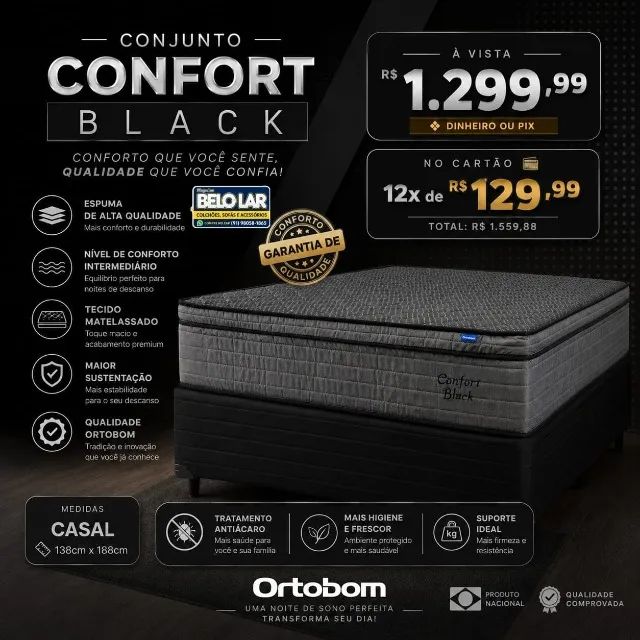 Conjunto Confort Black