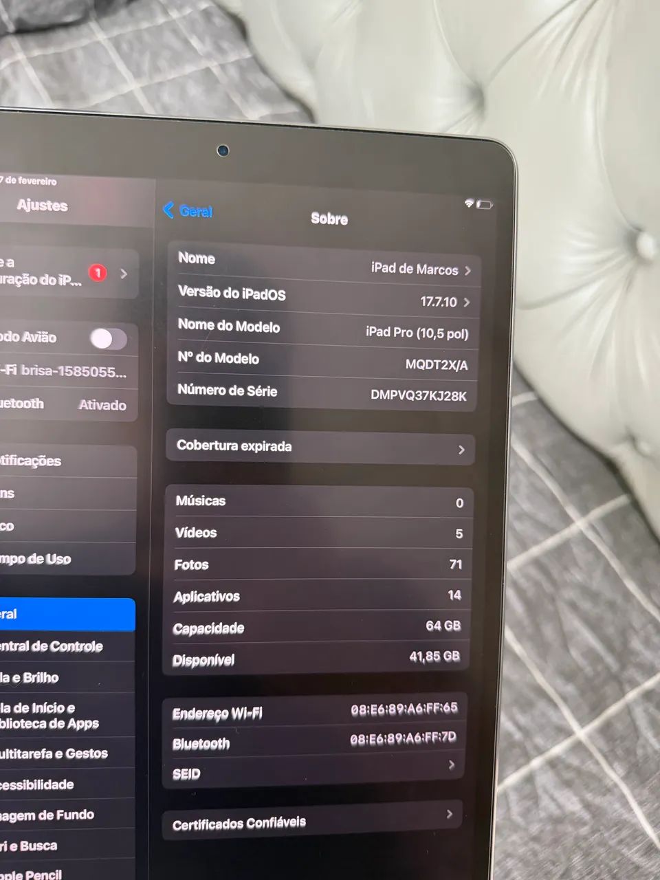 VENDO IPAD PRO 2ª GERAÇÃO + APPLE PENCIL (ambos novíssimos) - Foto 3