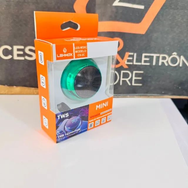 Caixa de Som Bluetooth Bluetooth Lehmox LES-M3XC  em azul metálico - Foto 2