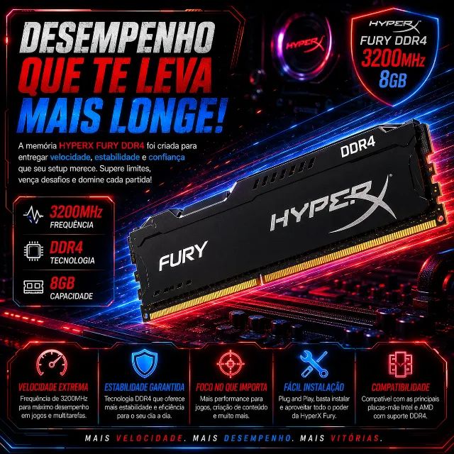 Memoria Ram HYPERX 3200MHZ 8GB  - Foto 4