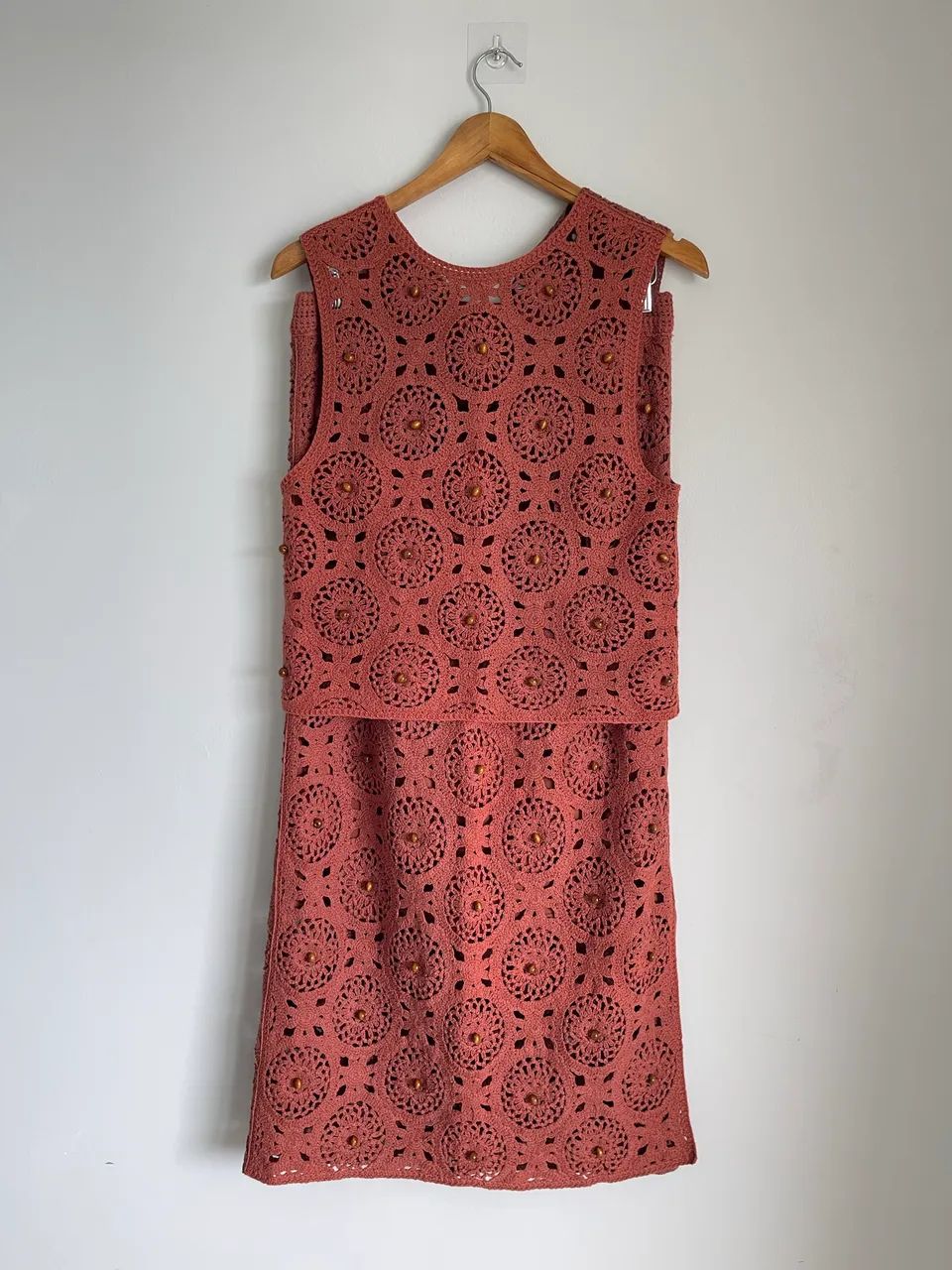 Conjunto artesanal feminino