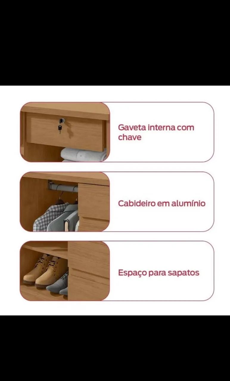 Cômoda grande, nova e ainda na caixa - Foto 4