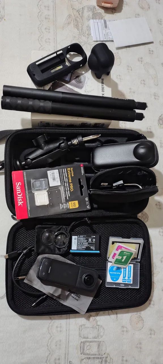 Câmera INSTA 360 X4 com garantia até dezembro  - Foto 5