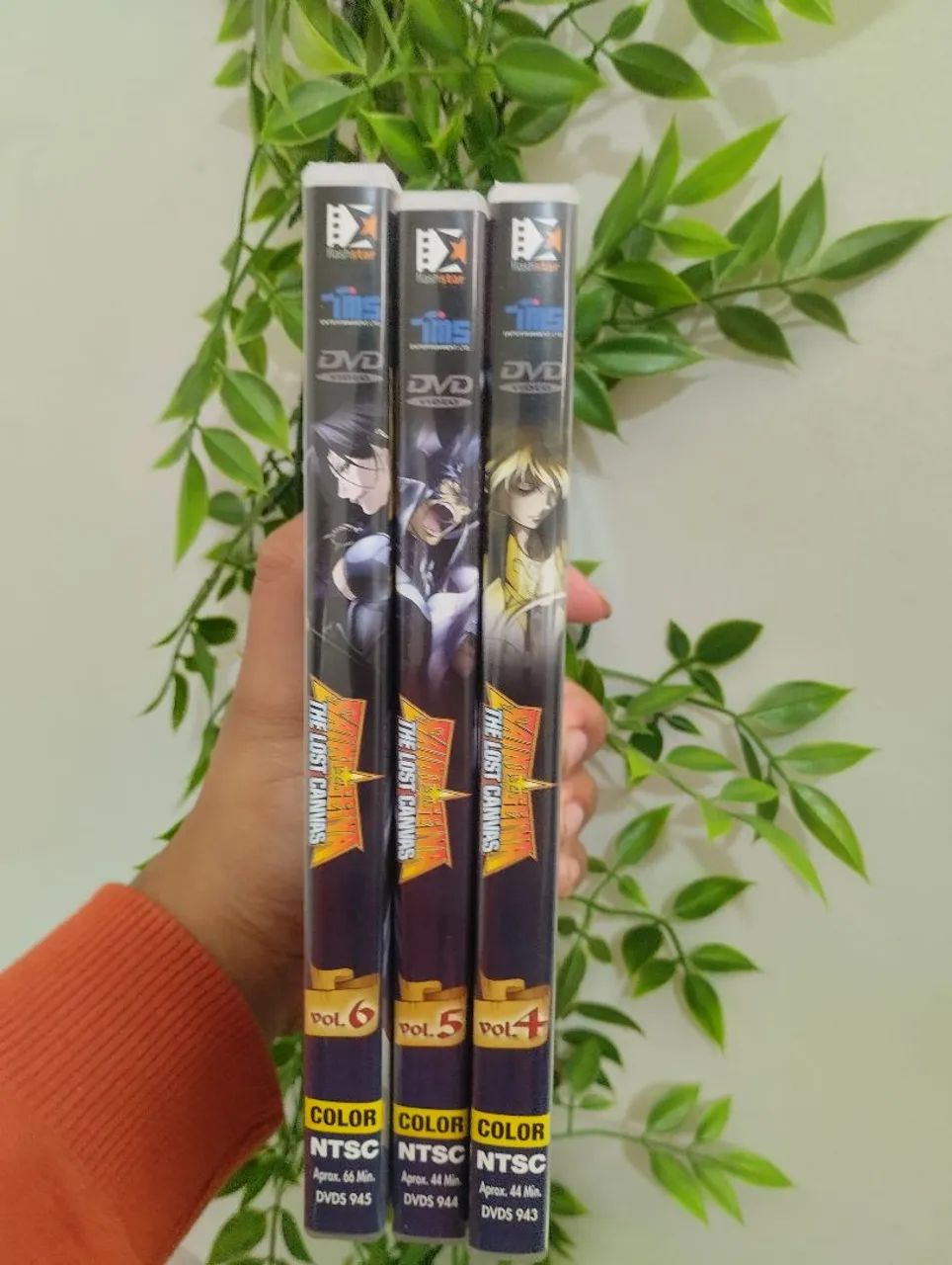 Coleção 6 dvds os cavaleiros do zodíaco the lost canvas vol 1 e 2