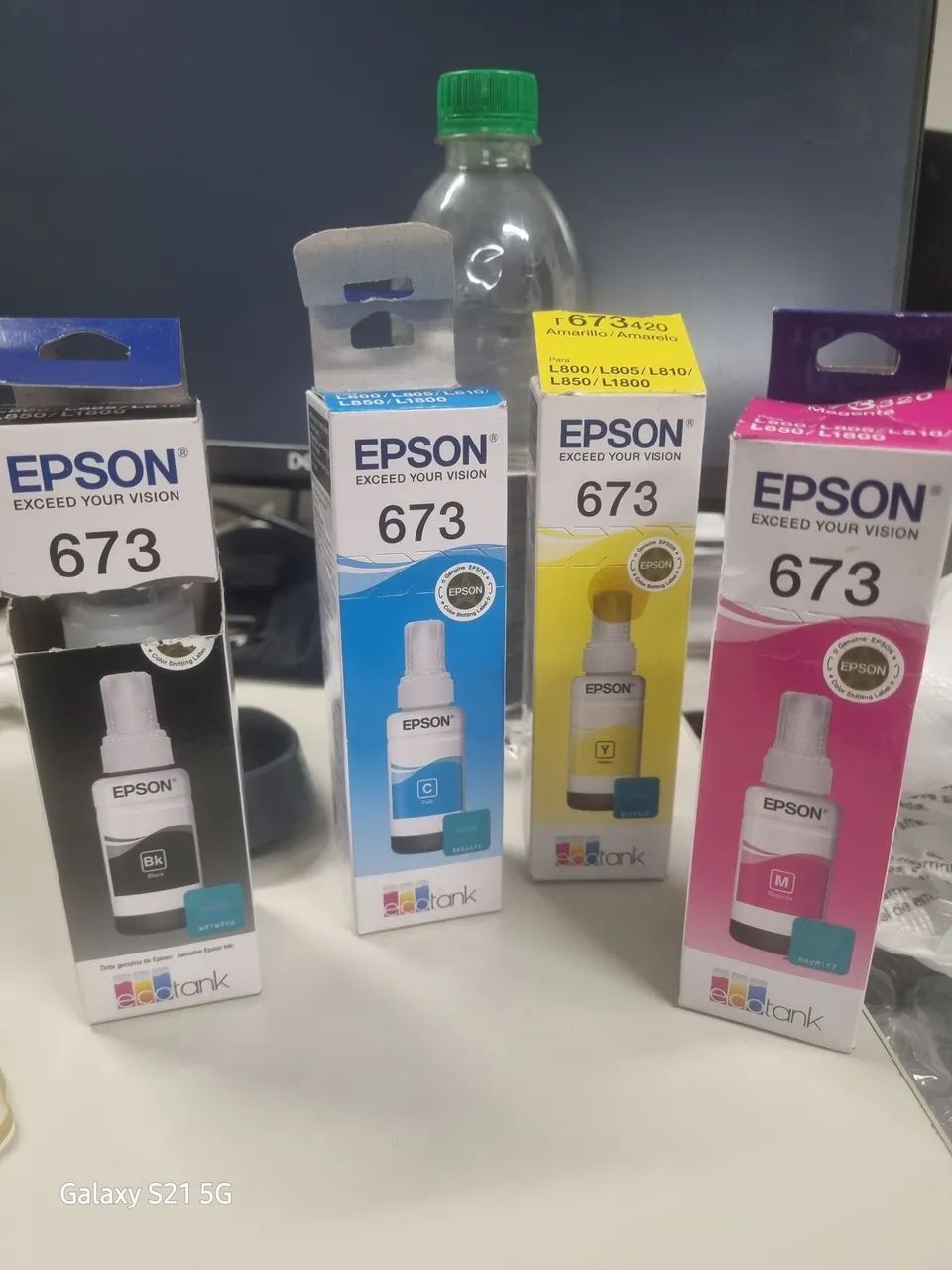 REFIL DE TINTA EPSON ECOTANK T 673