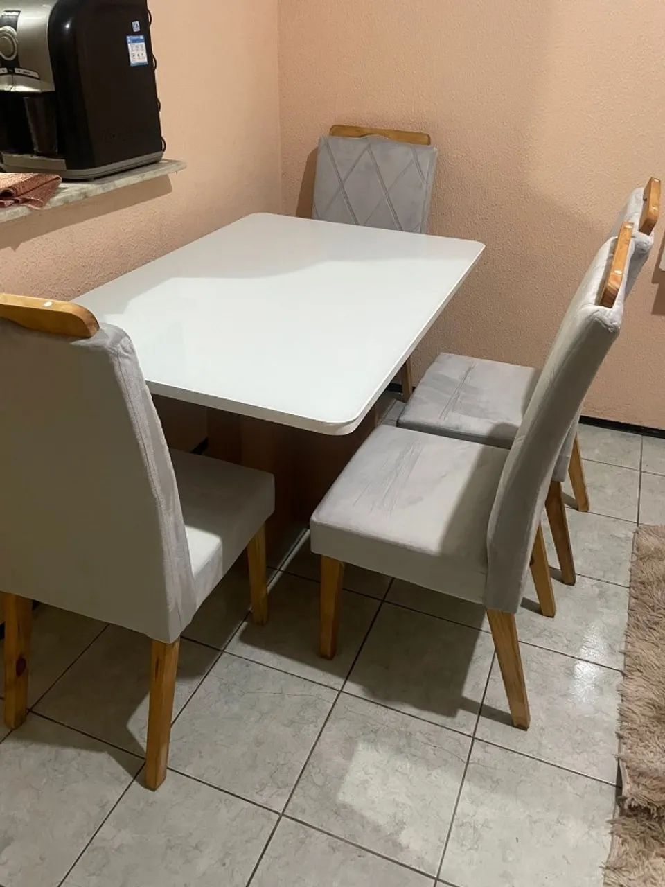 Mesa de jantar Mdf  4 cadeiras  - Foto 5