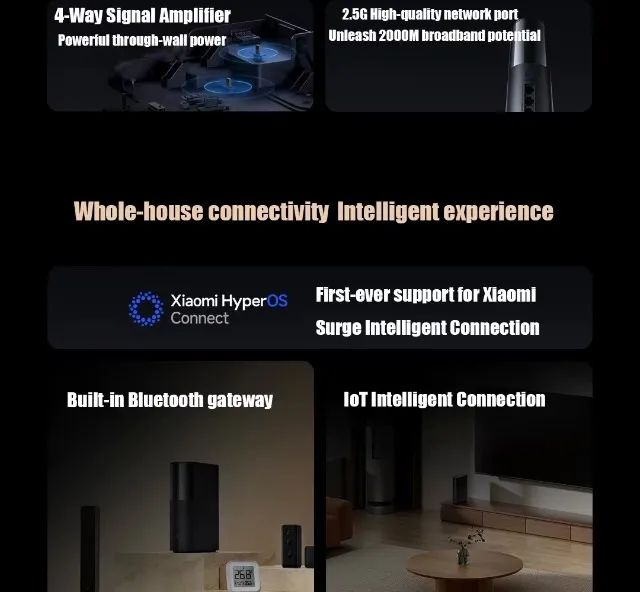 Roteador Xiaomi Mesh Be3600 Pro Wifi 7 3570mbps Dual Lan - Foto 6