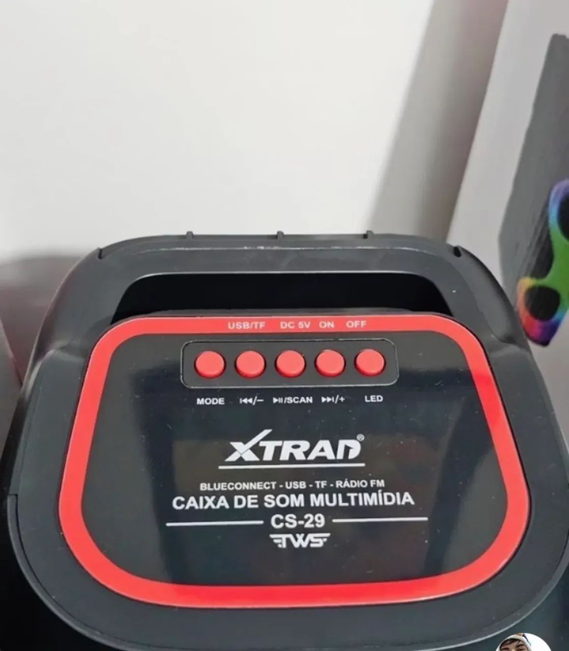 Caixinha de Som LED RGB Bluetooth | Grave Forte e bateria longa! - Foto 2